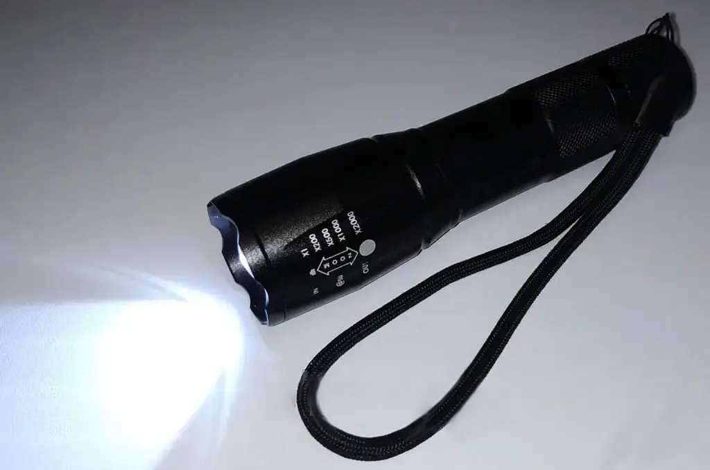 Карманный ручной аккумуляторный фонарь WD RB-234 с зумом T6+COB 18650 Micro-USB zoom Черный - фото 7