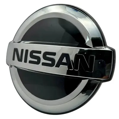 Емблема решітки Nissan Rogue, X-Trail 2021-2023 чорна хром 203х152 мм(під радар (OEM: 62890-6RA0A) - фото 4