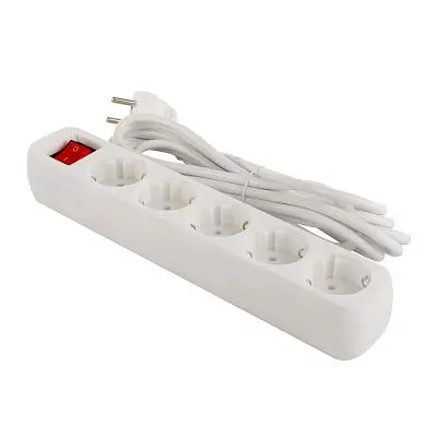Мережевий фільтр живлення ColorWay (CW-PSEA53W), 5 розеток/ 3M white (CW-PSEA53W) - фото 6