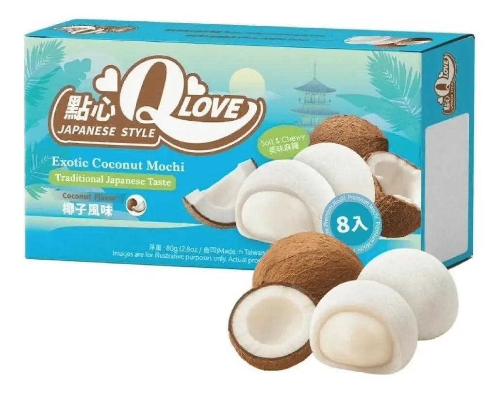 Моті QLove Exotic Coconut Mini Mochi 80г - фото 2