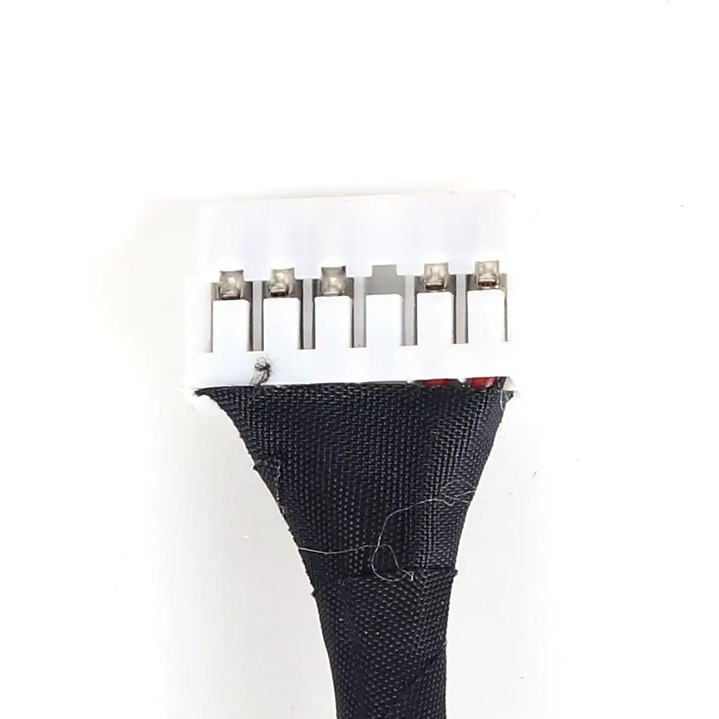Роз'єм живлення для HP Pavilion 15-DC 15T-DC 15-EC 16-A 16T-A, (20см, double-row 12pin, з проводом/кабелем) - фото 2