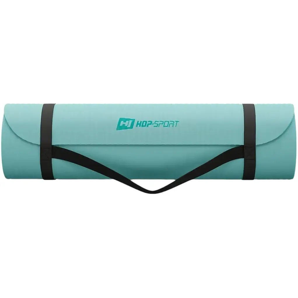 Коврик для йоги Hop-Sport HS-NB010GM NBR 1 см бирюзовый - фото 6