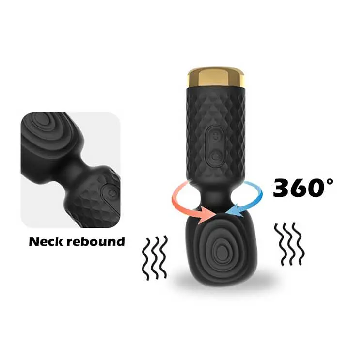 Мини вибратор для клитора USB черный  - фото 5