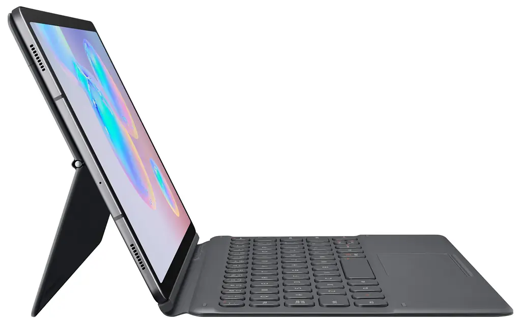 Чохол-клавіатура Samsung Book Cover Keyboard для Galaxy Tab S6 10.5 (T860/T865/T866) Gray ENG/UKR (EF-DT860BJRGRU) - фото 7