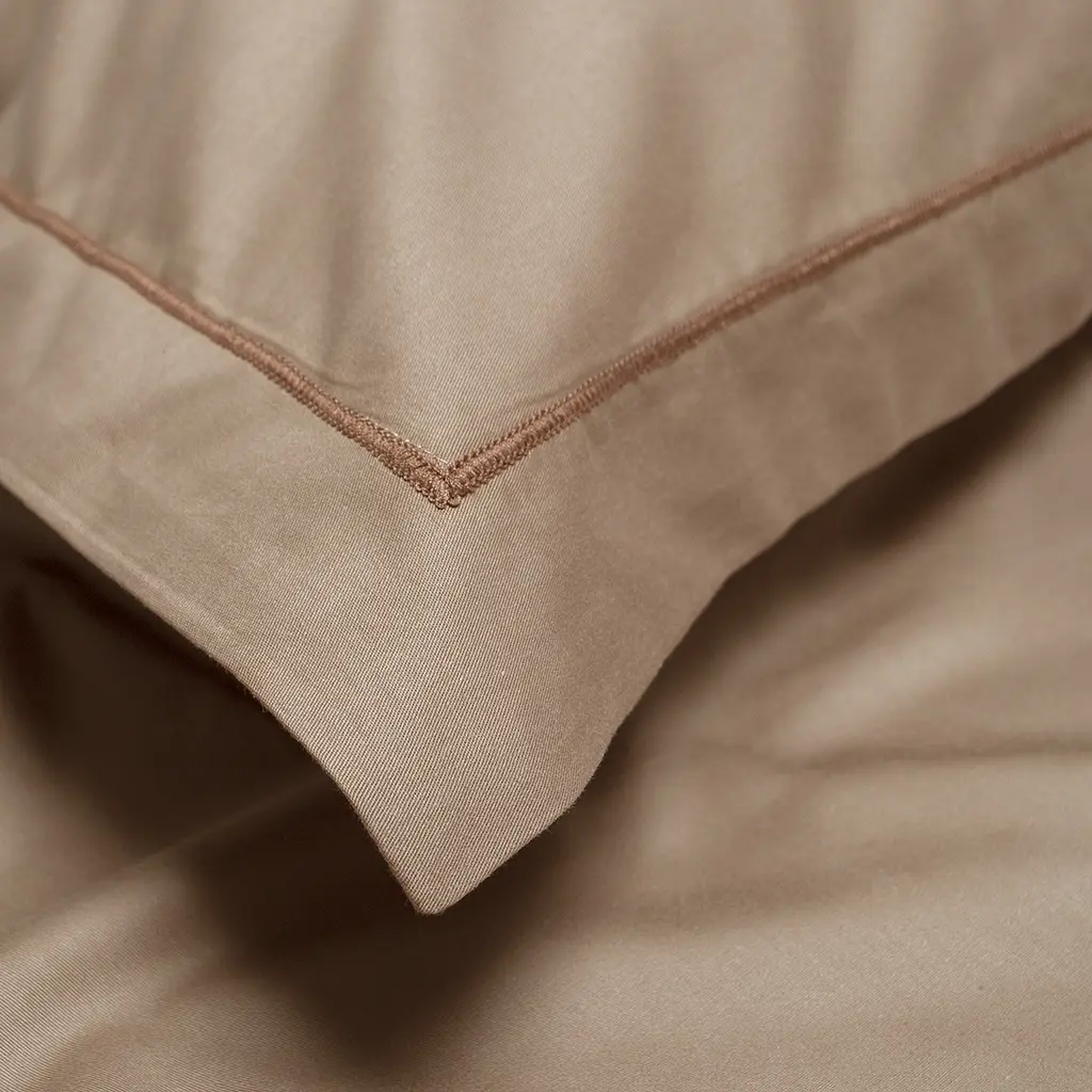 Постельное белье сатин Lotus Home - Dakota Modern кофе евро - фото 4