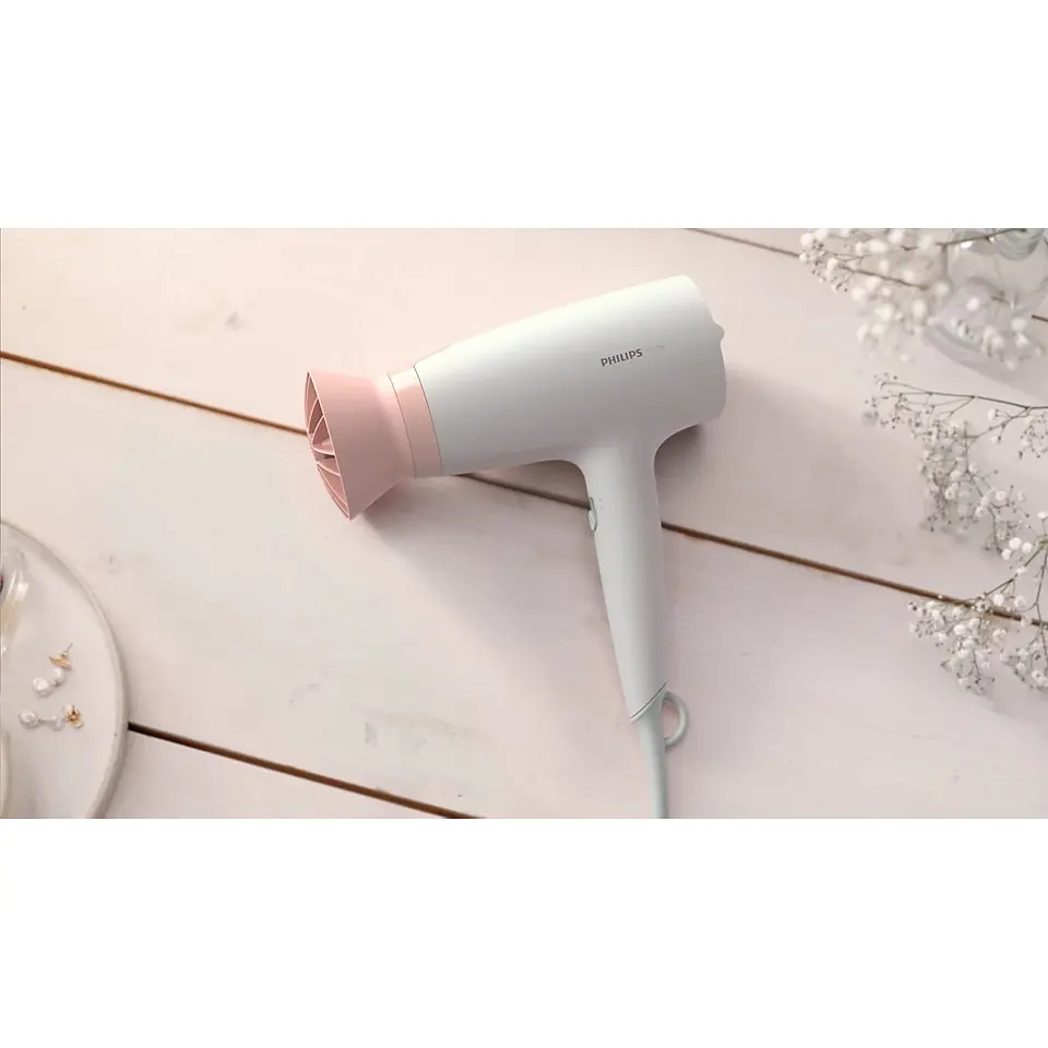 Фен Philips 3000 series біло-рожевий (BHD300/00) - фото 7