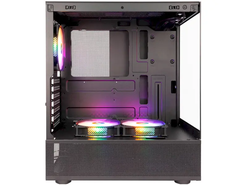 Корпус 1stPlayer Mi7-A-BK-2F7R-1F7 Black - фото 6