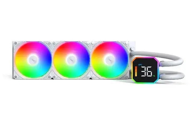 Система охлаждения для компьютерного процессора MULTI SOCKET WHITE HYPERFLOW DIGITAL 360 MONTECH - фото 3