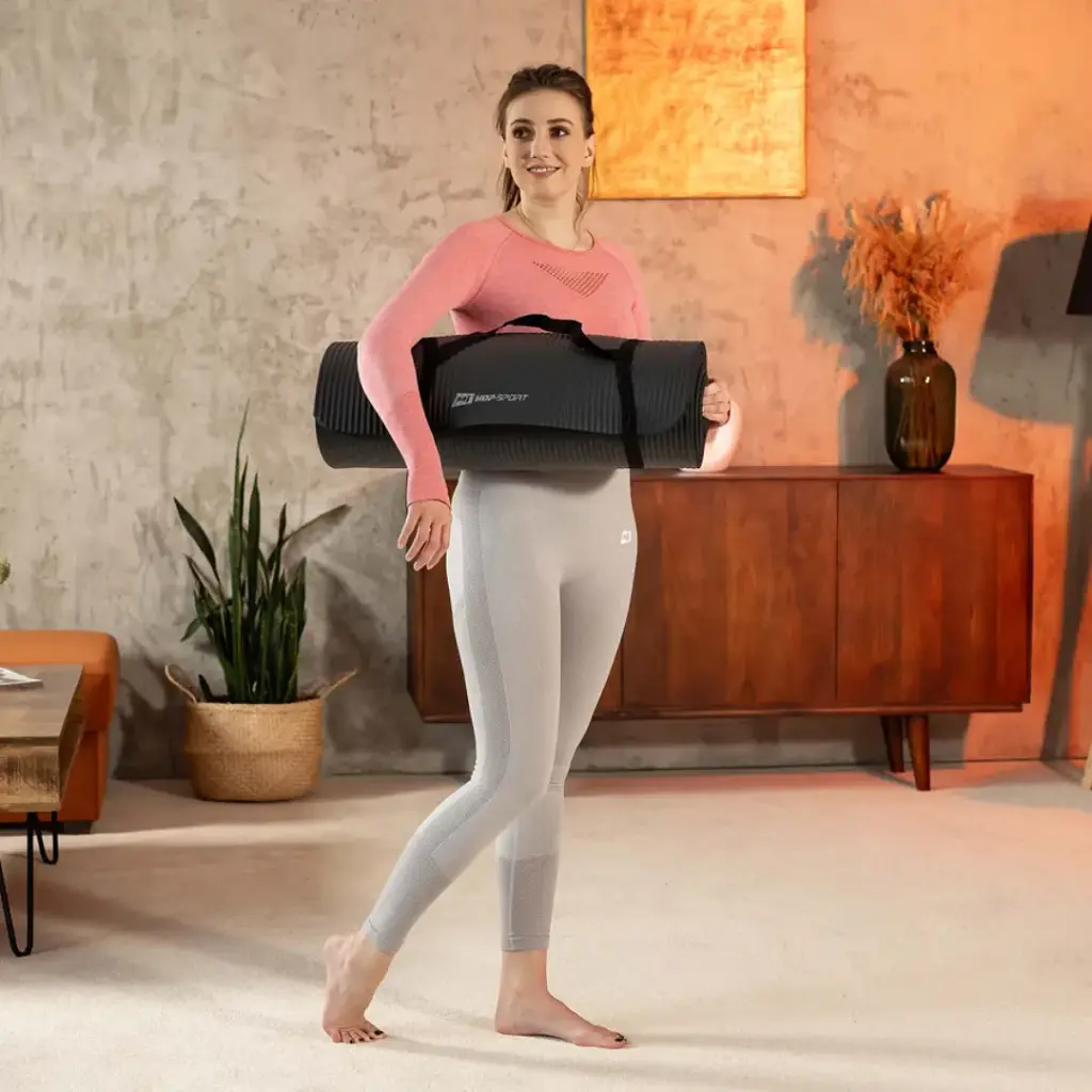 Килимок для йоги Hop-Sport HS-NB015GM NBR 1.5 см чорний - фото 10