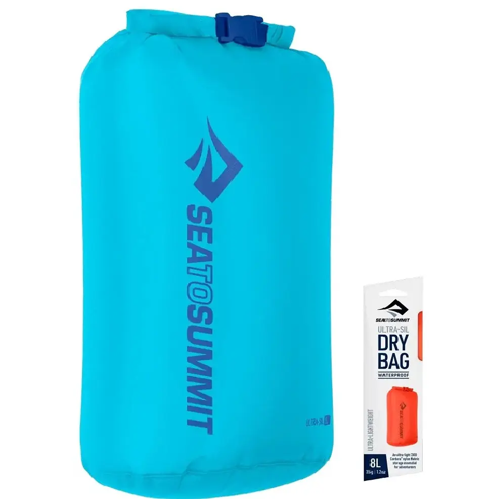 Гермочехол Sea to Summit Ultra-Sil Dry Bag 8 L Бирюзовый - фото 2