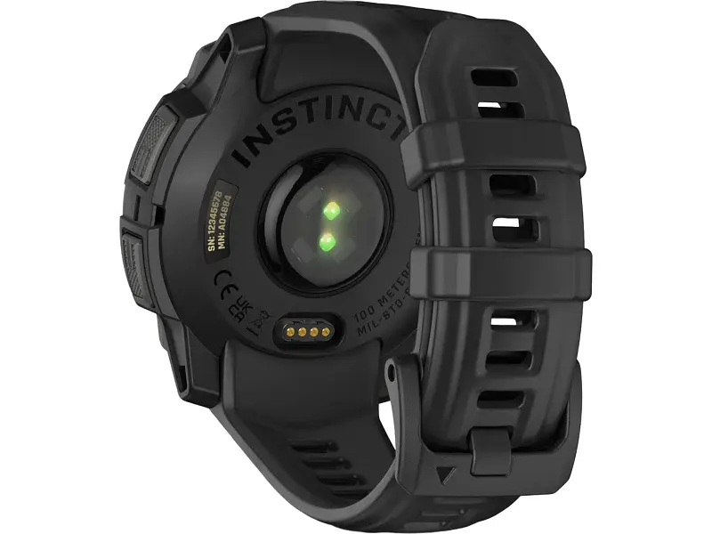 Смарт-годинник Garmin Instinct 3 45mm AMOLED Black with Black Band (010-02936-00) - фото 4