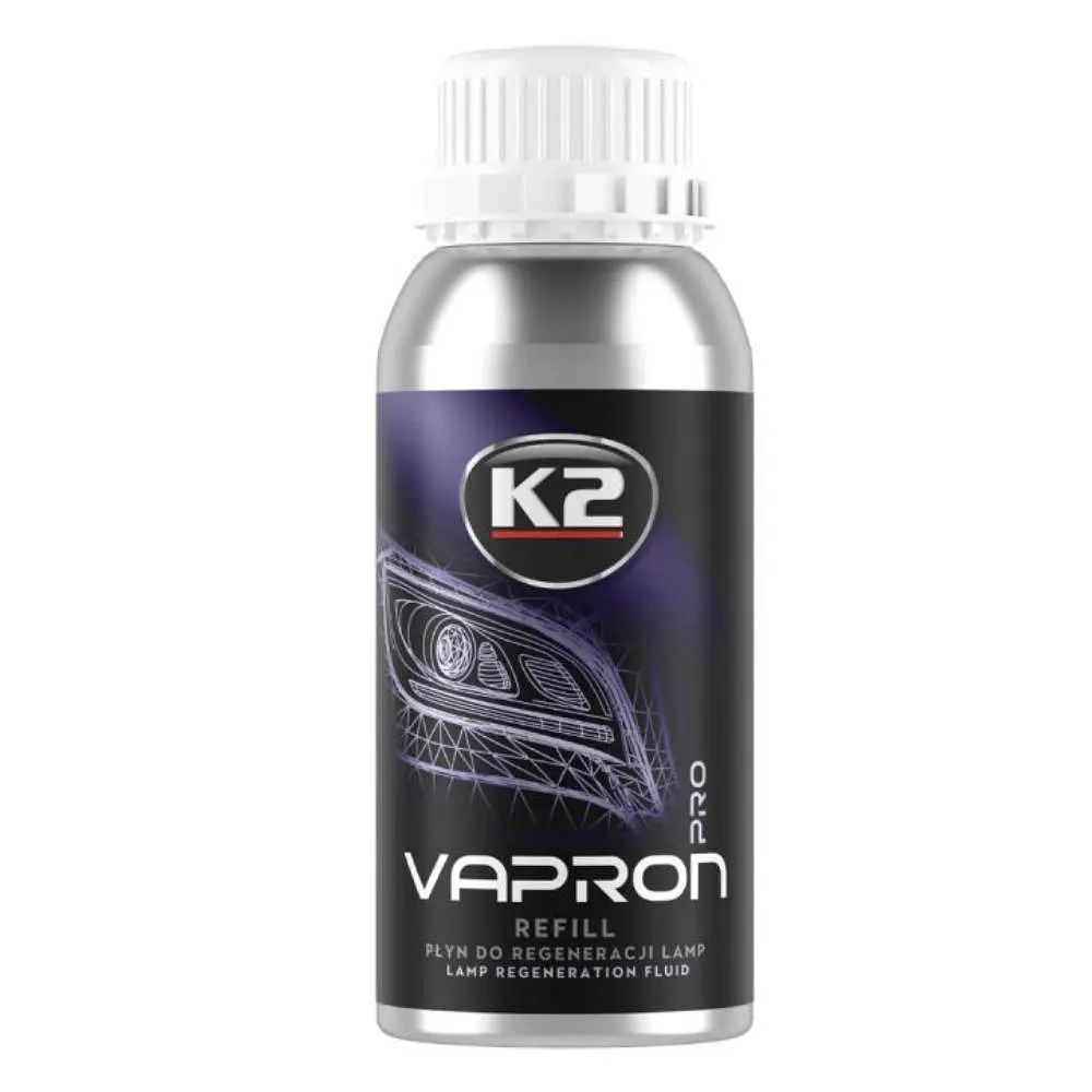 Набір для парової регенерації фар K2 VAPRON pro lamp regeneration kit 600 мл (D7900) - фото 6