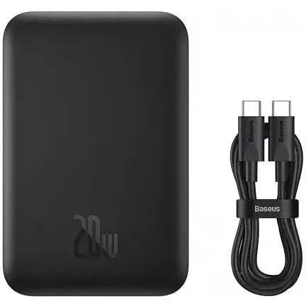 Внешний аккумулятор Baseus MagSafe 6000mAh 20W (PPCXW06) черный PPCX020001 - фото 4