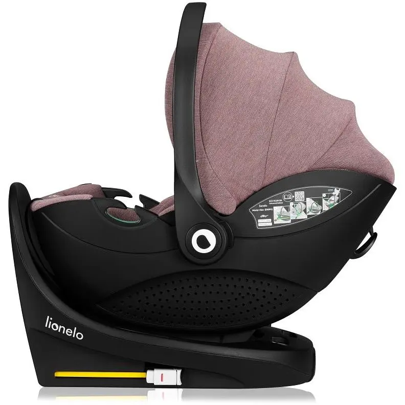 Автокресло Lionelo Moxie i-size set pink mauve (LO-MOXIE I-SIZE SET PINK MAUVE) - фото 3