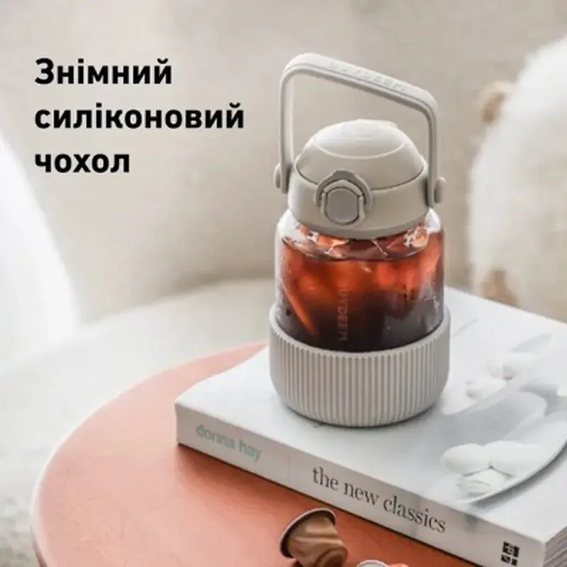 Пляшка для води Buydeem DG78 800 мл Oats White (DG78-OW) - фото 3