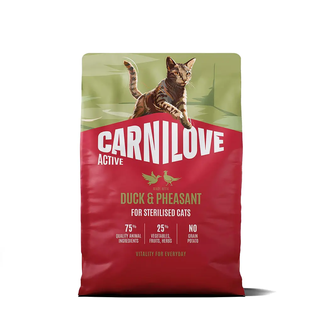 Сухий корм для стерилізованих котів Carnilove Active Duck & Pheasant Sterilised суперпреміум качка і фазан 2 кг