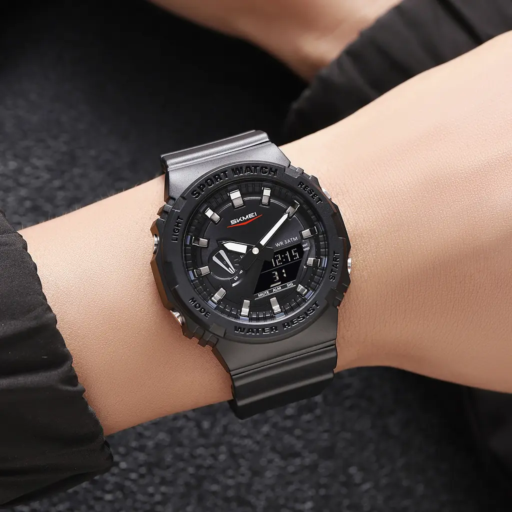 Чоловічий наручний годинник 2351BKBK Black-Black Skmei acs0029985 - фото 3