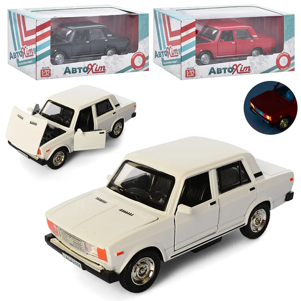 Машинка, M5662, масштаб 1:32, метал, інерція, 12.5 см, відчиняються двері (В асортименті) - фото 2