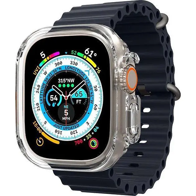 Чохол Spigen Чохол Apple Watch Ultra 49 мм Ultra Hybrid Crystal Clear Case - фото 3