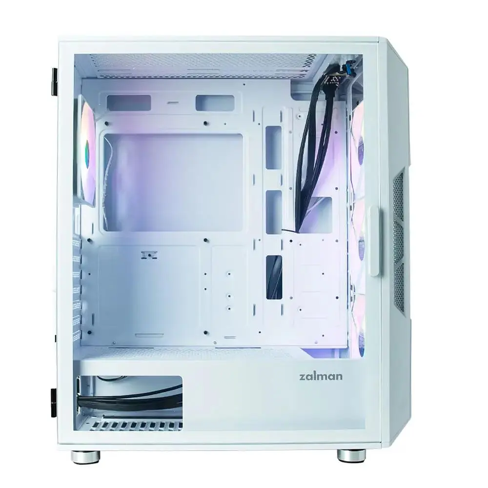 Корпус Zalman I3 Neo Mesh Tempered Glass без БЖ White (I3NEOWHITE) Без БП - фото 3