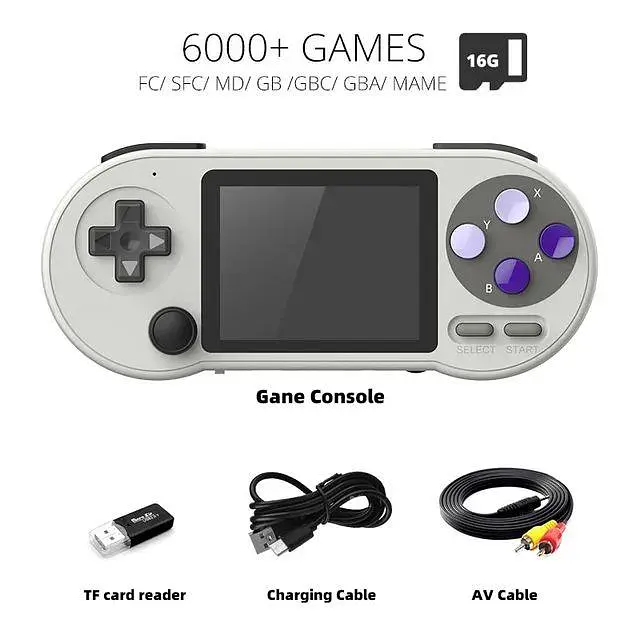 Приставка ігрова консоль DATA FROG SF2000 White (6000 ігор) - фото 5