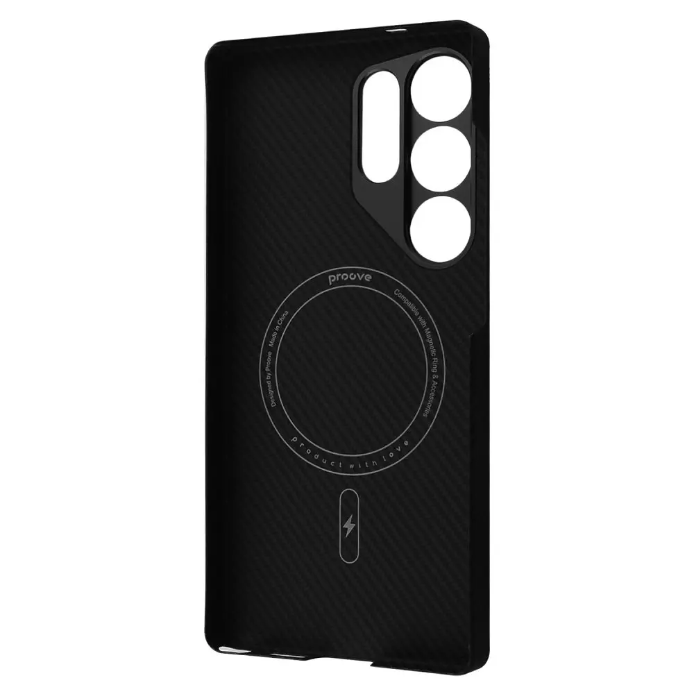 Чохол Proove Carbon Slim with Magnetic Ring Samsung Galaxy S25 Ultra - фото 10