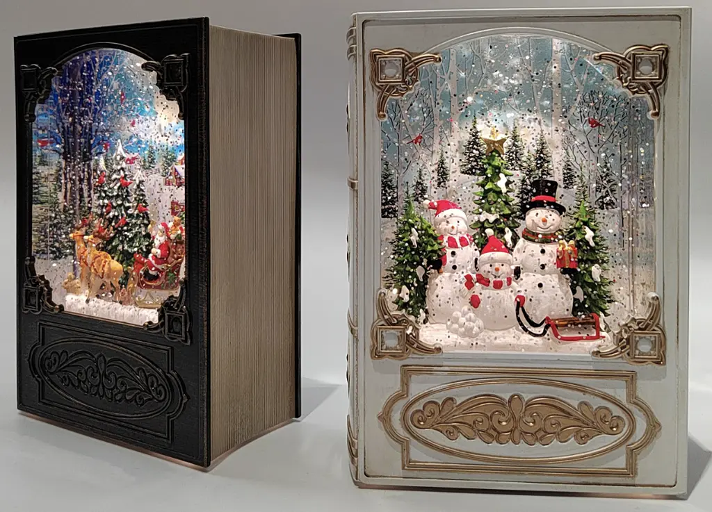 Новорічний нічник книга музичний XMAS WDL-24023B 19,1 см (47698-10092_818) - фото 4