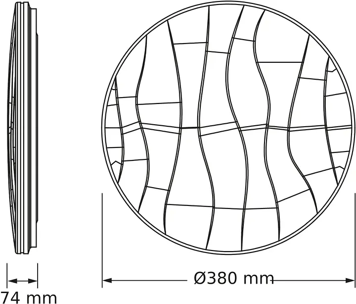 Osram Світильник накладний CEILING PAVO 380мм Round 24Вт 4000K - фото 2