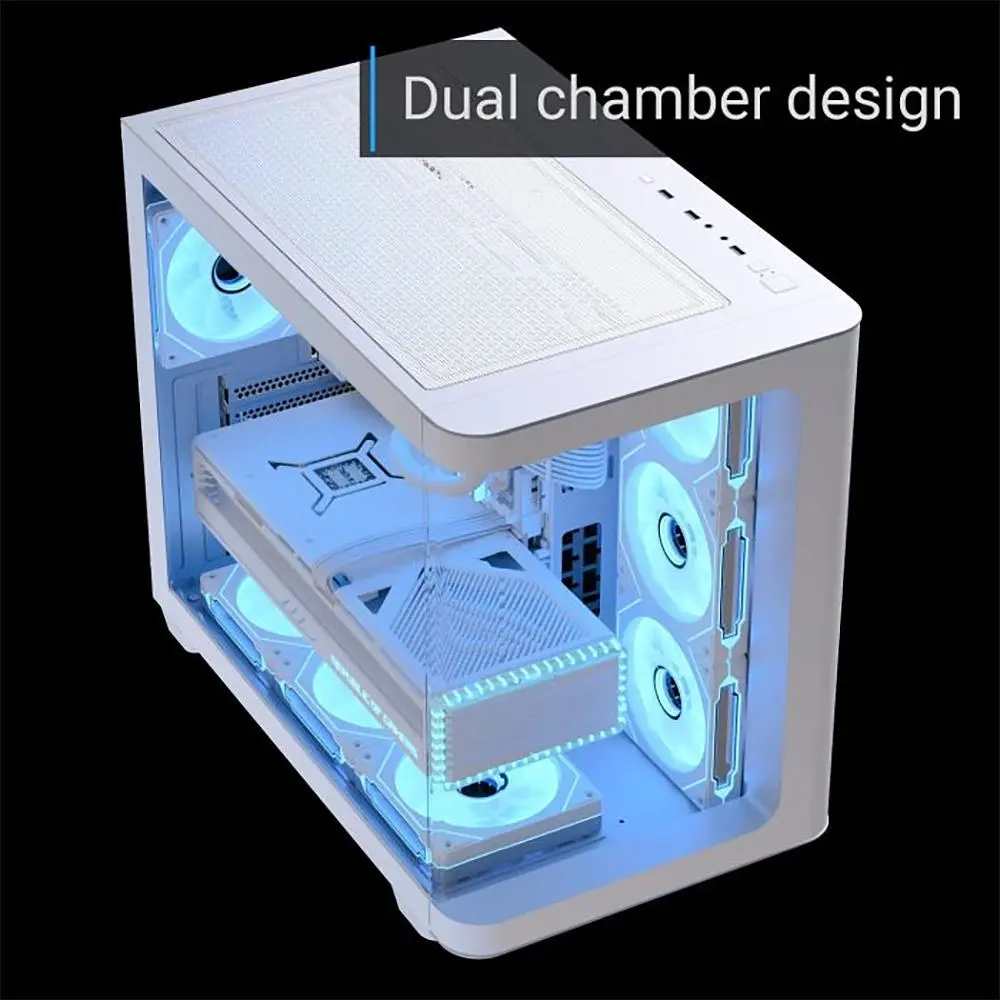 Корпус AeroCool P500C-G-WT-v1 White (ACCM-PN01043.21) [146678] - фото 8