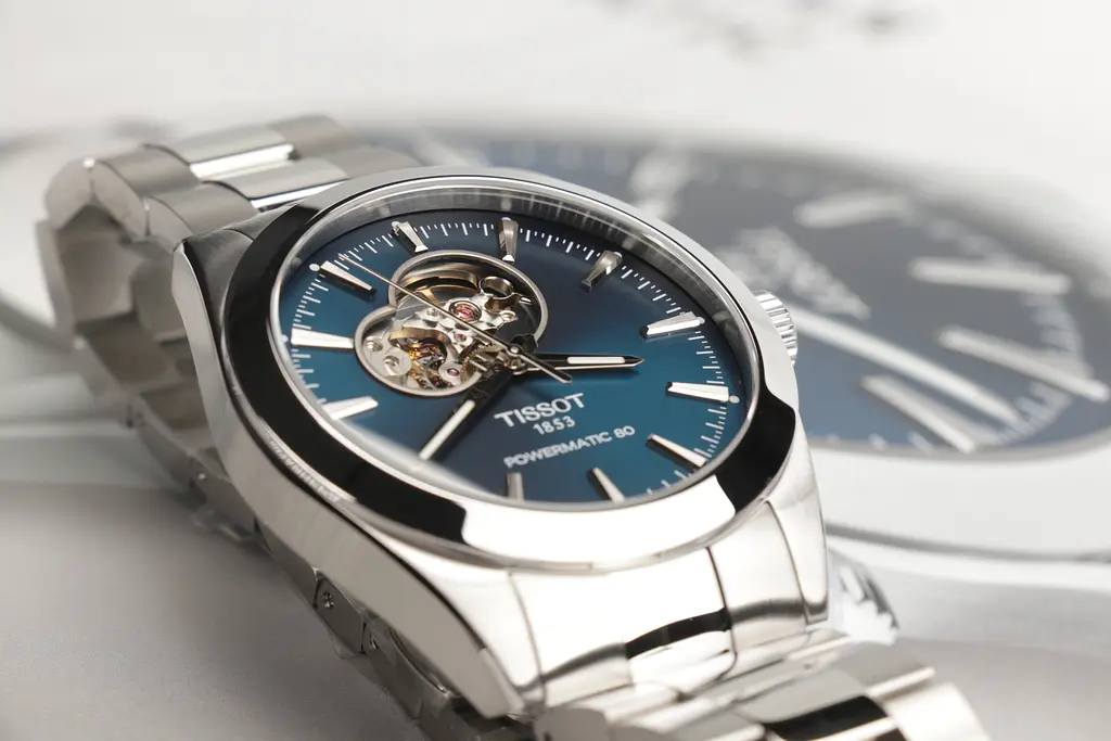 Годинник Tissot Gentleman Powermatic 80 Open Heart T127.407.11.041.01 - фото 3