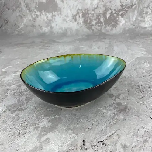Салатник 21x17x5.5 см Блакитна лагуна овал
