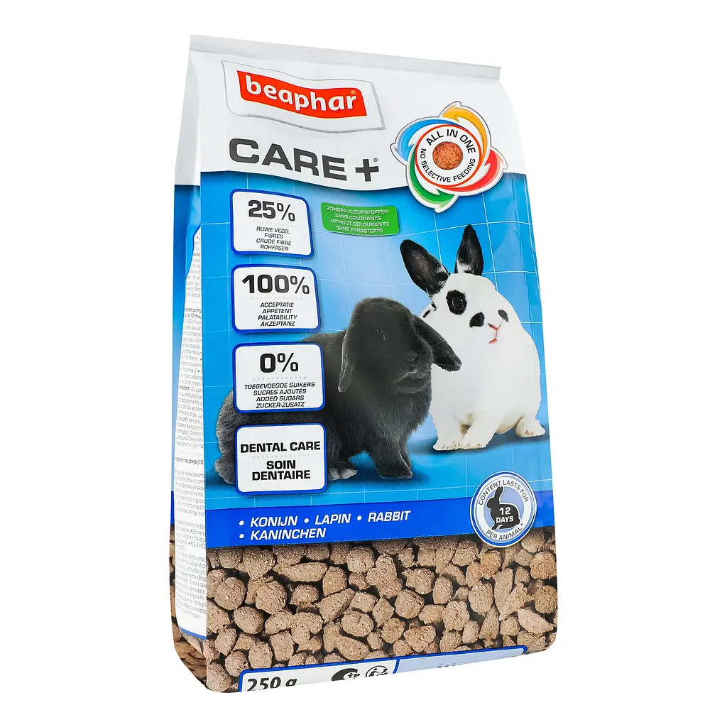 Полноценный корм Beaphar Care+ Rabbit супер-премиум класса для кроликов 250 г (18424) - фото 2