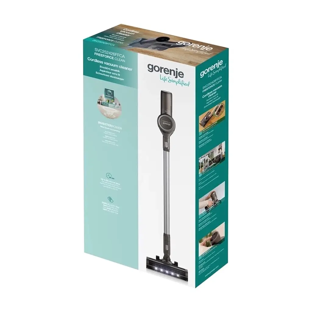 Пилосос Gorenje SVC252426FFCA - фото 2