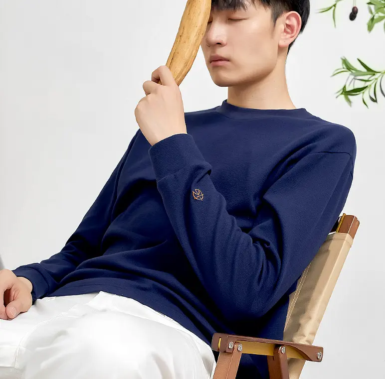 Футболка ShangFang Antibacterial T-Shirt 4XL Navy Blue (LLAAC7112C26) Темно-синя - фото 4