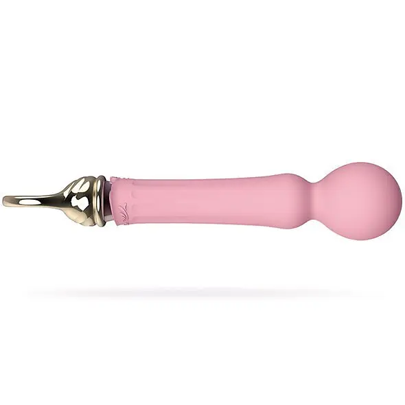 Вібромасажер Zalo Confidence Pre-Heating Wand Massager 22.5 см рожевий - фото 3