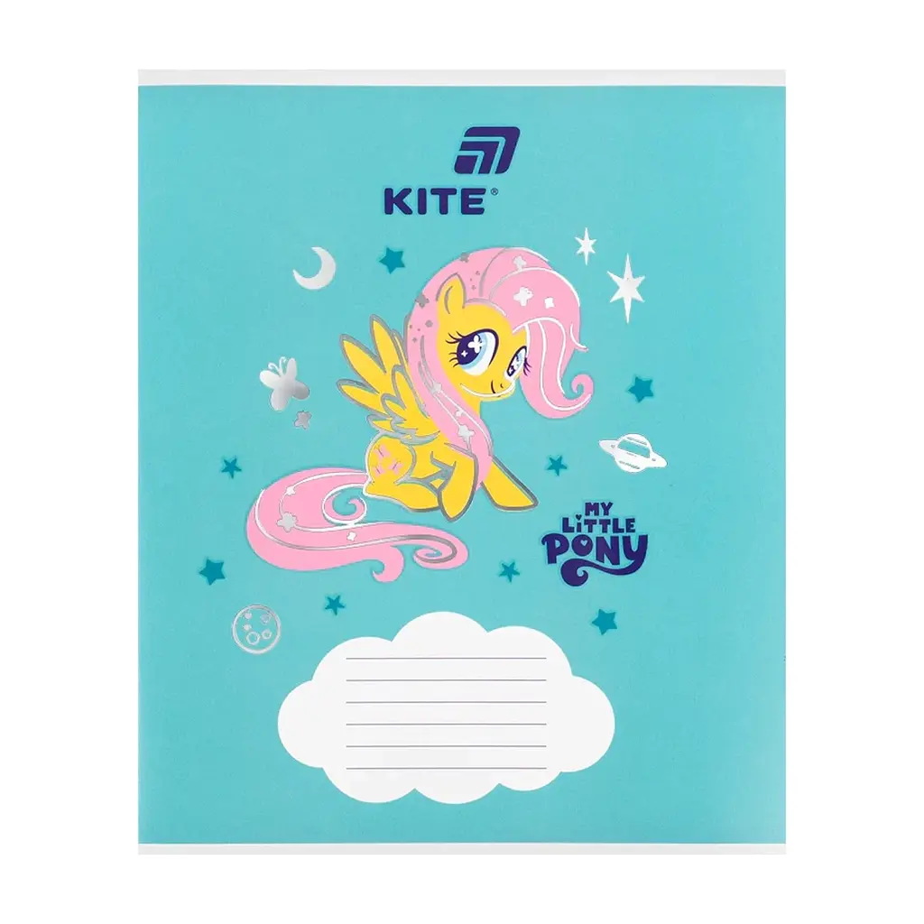 Зошит Kite My Littke Pony, 12 аркушів, коса лінія (LP26-235), в асортименті - фото 5