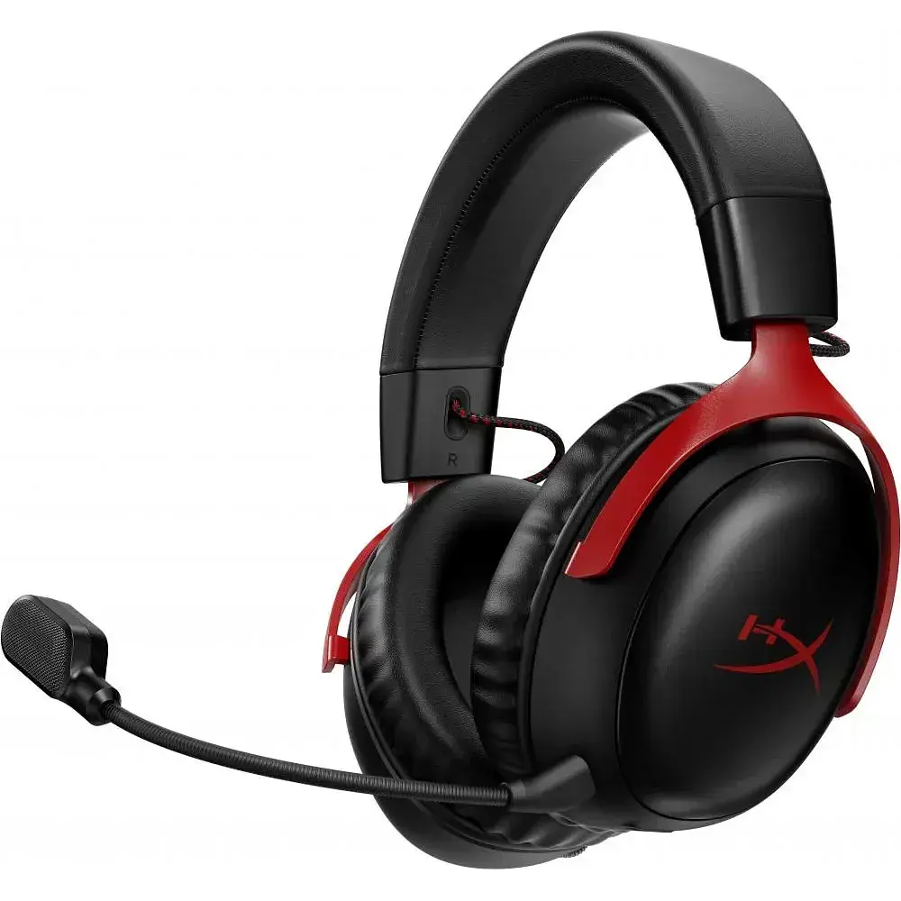 Навушники з мікрофоном HyperX Cloud III Wireless Black/Red (77Z46AA) - фото 3