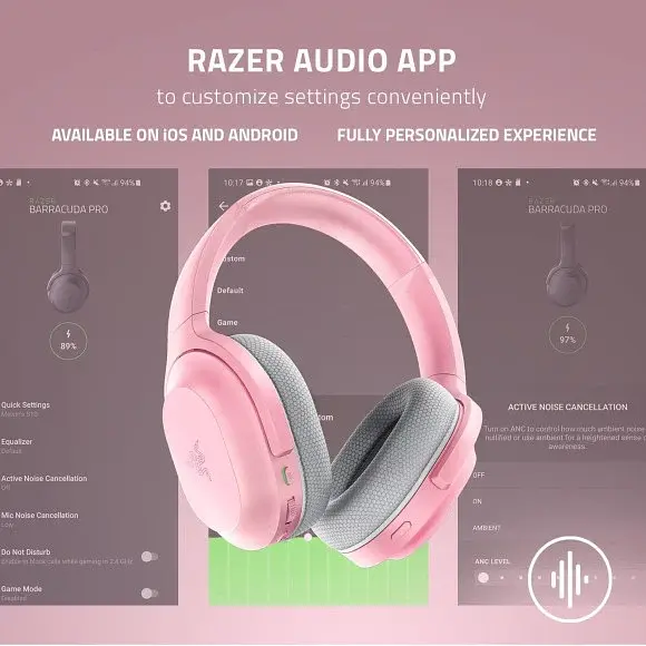 Наушники геймерские Razer Barracuda Quartz (RZ04-03790300-R3M1) - фото 8