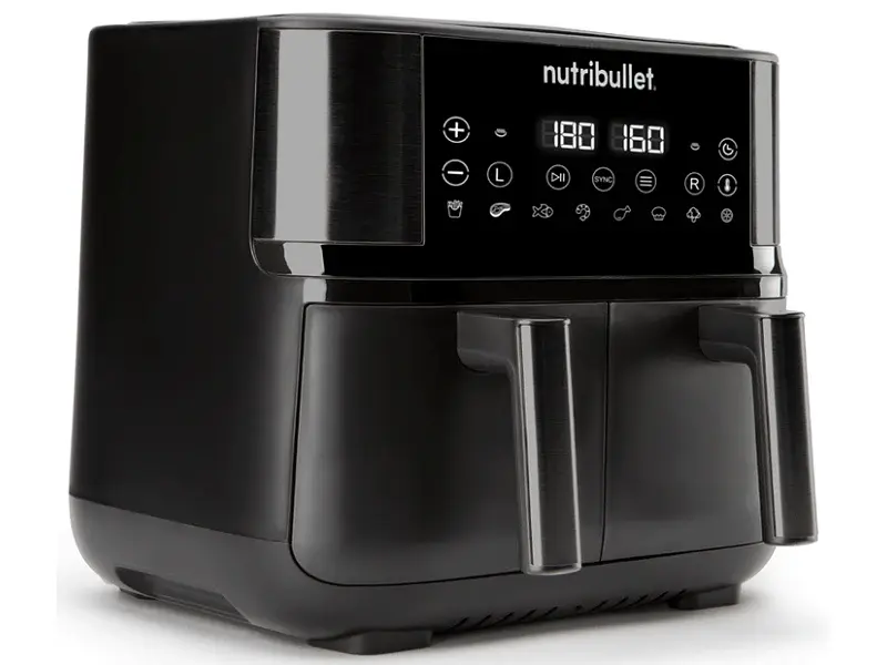Мультипіч (аерофритюрниця) NUTRIBULLET Twin Drawer Air Fryer (NBA081B) - фото 2
