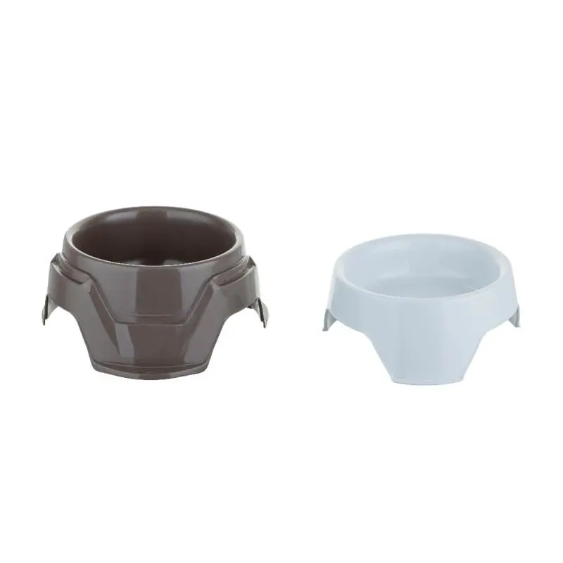 Миска для корма с регулируемой высотой Mimi 19x19x10/13h, коричневый - фото 2