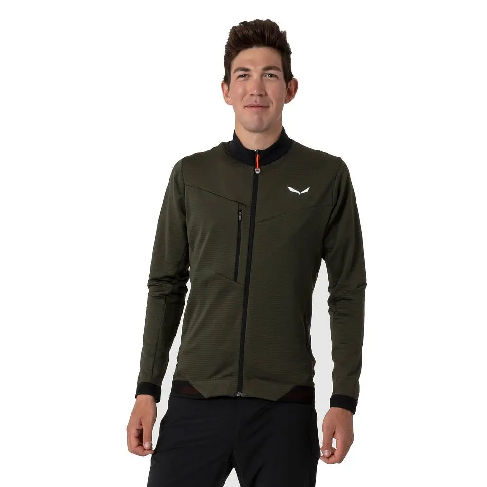 Флисовая кофта Salewa Pedroc PL 2 M Jacket L Темно-оливковая (1054-013.012.1128) - фото 3