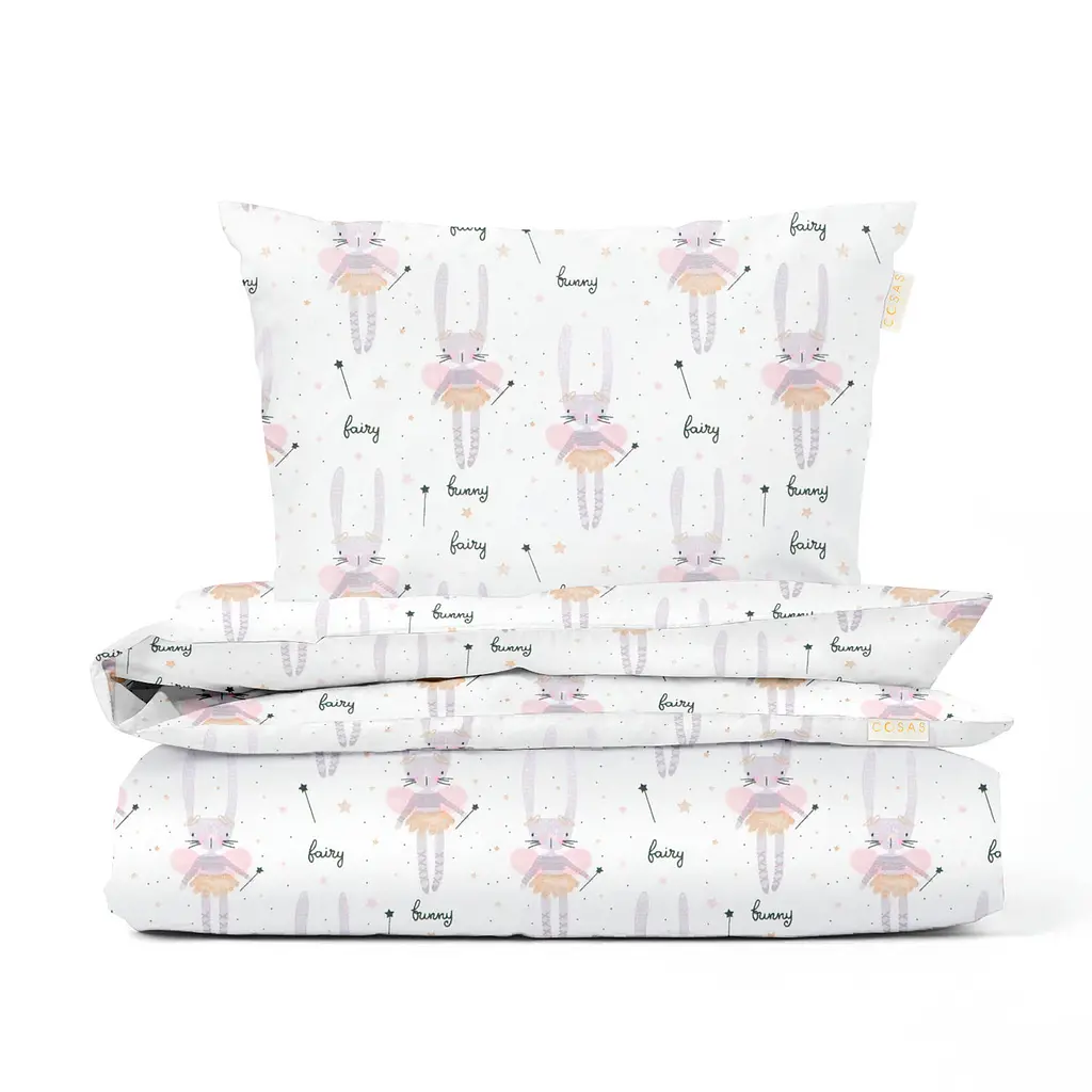 Дитяча постіль Cosas Fairy Bunny без простирадла 110х140 см (BunnyFairy_140_2)