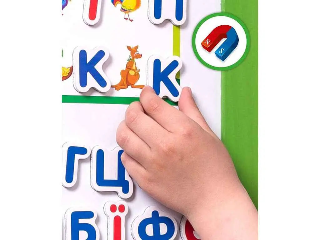 Гра навчальна VLADI TOYS "Абетка на магнітах" VT5411-03 - фото 6
