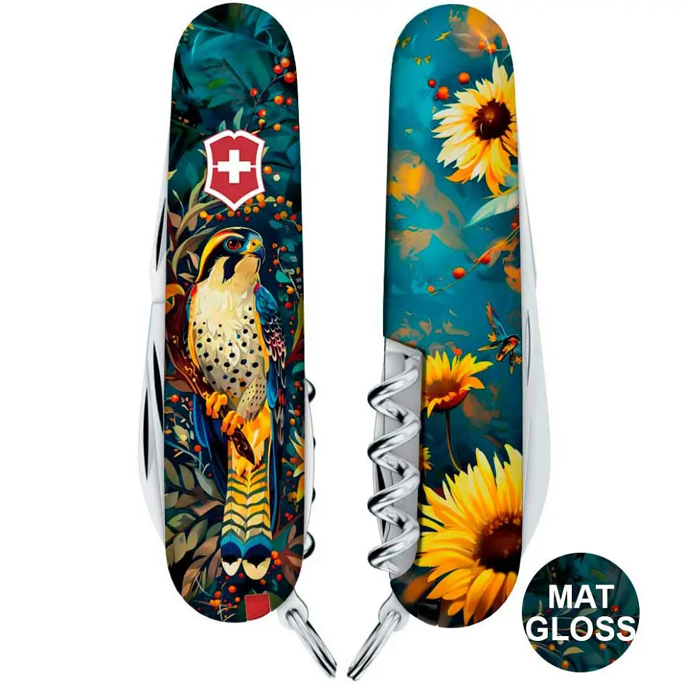 Ніж Victorinox Camper Ukraine 91мм 13функ Величний Сокіл - фото 6