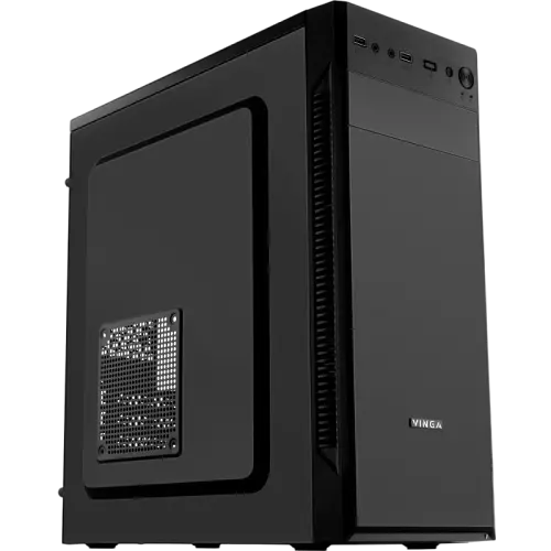 Корпус Vinga CS115 450W Black (CS115-450W) - фото 2