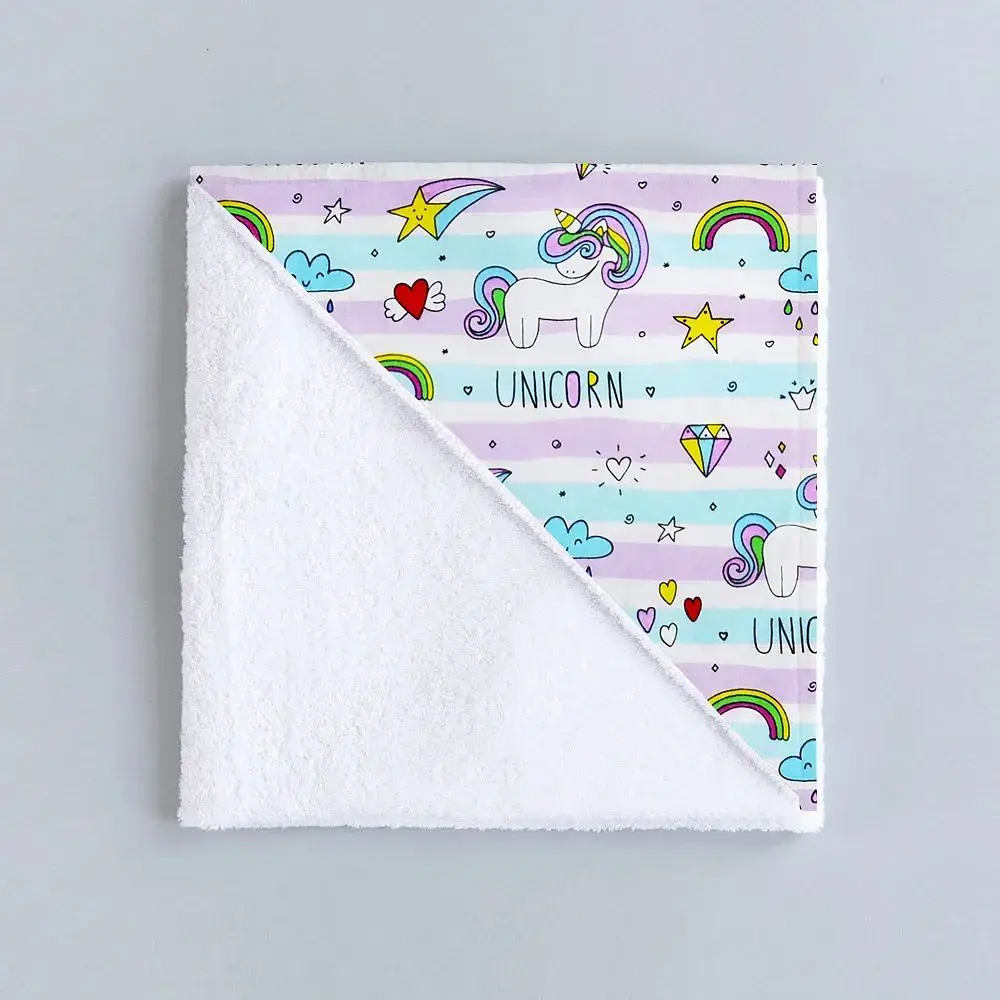 Наматрацник непромокаючий Cosas UnicornRainbow 70х120 см фіолетовий (WaterSheet_UnicornRainbow_120) - фото 2