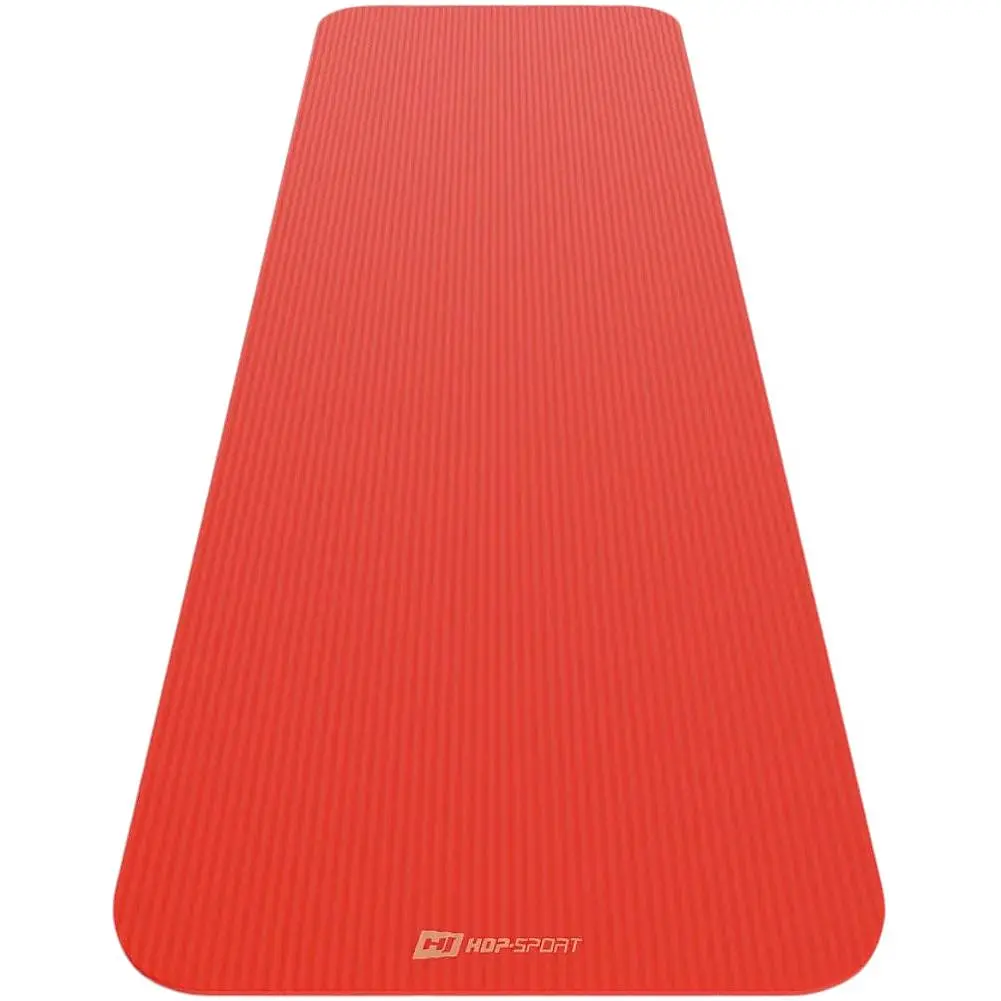 Коврик для йоги Hop-Sport HS-NB010GM NBR 1 см ярко-красный - фото 2