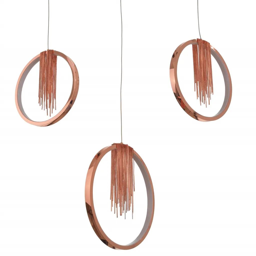 Люстра Brille подвесная лофт LED 52W NW RG (BL-887S/3) - фото 2