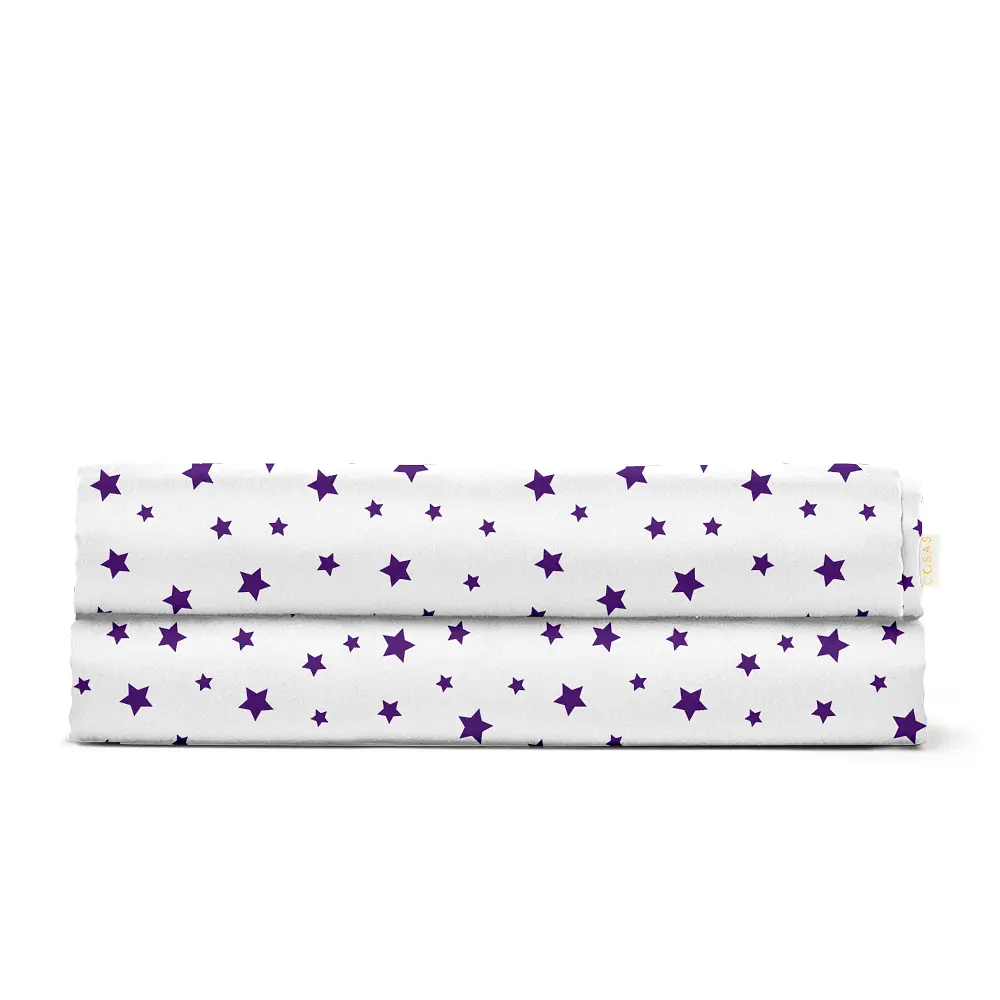 Простирадло 240х260 PURPLE STARS COSAS (4822052147306)