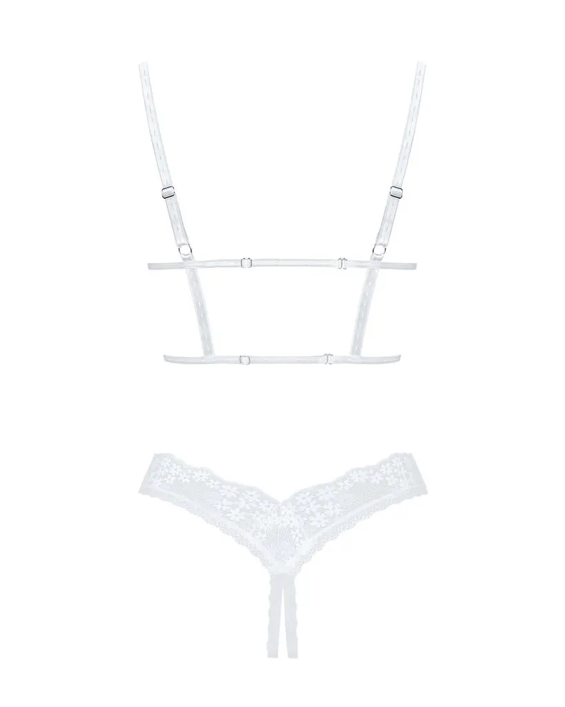 Obsessive Obsessive Heavenlly 2-pcs cupless Set XS/S - фото 4
